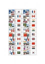English Worksheet: Domino cards