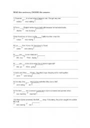 English Worksheet: pronunciation of past tenses