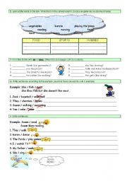 English Worksheet: TEST - LIKES 2