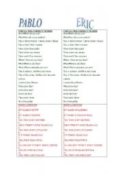 English Worksheet: revision 