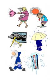 English Worksheet: the weather