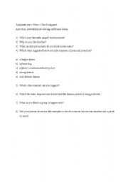 English Worksheet: Several video activities