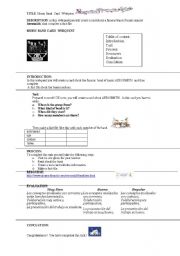 English Worksheet: Aerosmith band webquest