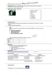 English Worksheet: Evvanescence band webquest