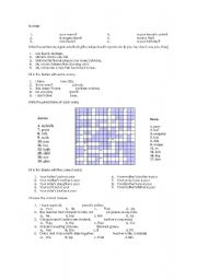 English Worksheet: Basic Level Quiz