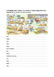 English Worksheet: My Classroom