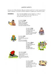 English Worksheet: Present Simple