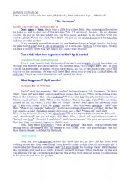 English Worksheet: modified story of 