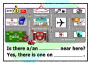 English Worksheet: City Map