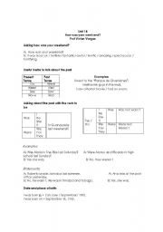 English worksheet: past tense