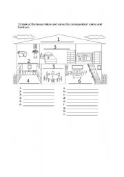 English Worksheet: Furniture Vocabulary