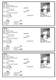 English Worksheet: Talking with notes (september 11th)