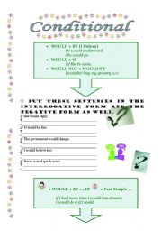 English Worksheet: Conditional