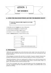 English Worksheet: reading