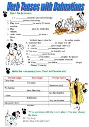 Tenses with Dalmatians