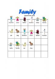 English worksheet: Family