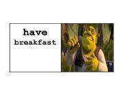 English Worksheet: Shreks daily routine- domino 2/2