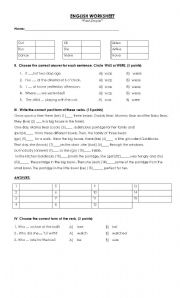 English Worksheet: PAST SIMPLE