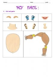 English Worksheet: FACE