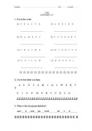 English worksheet: Cappital Letters