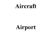 English worksheet: aircraft