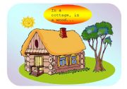 In a cottage in a wood - nursery rhyme flashcards (Part 1 / 2)