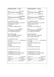 English Worksheet: A song to practice superlatives