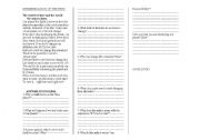 English worksheet: Interpretation of Text