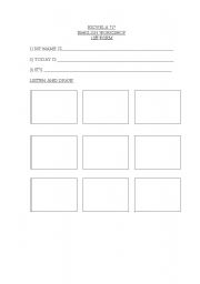 English worksheet: Evaluation worksheet