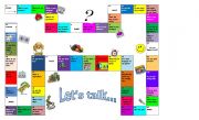 English Worksheet: Board Game Elementary Level