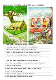 grammar practice with picture comprehension