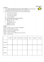 English worksheet: Communicative conversation exercise