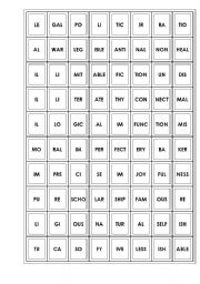 English Worksheet: PREFIXES AND SUFFIXES, 