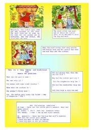 English Worksheet: LittleRedRidingHood (2/2)