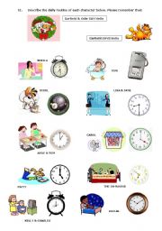 VISUAL DAILY ROUTINE WORKSHEET -3-