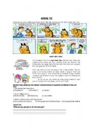 English Worksheet: going to