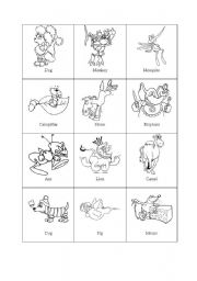 English worksheet: comparing animals