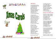 booklet with xmas carol lyrics