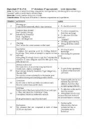 English worksheet: lesson plan comparatives and superlatives