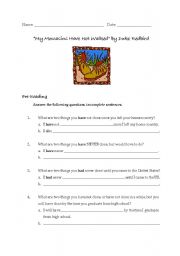 English Worksheet: 