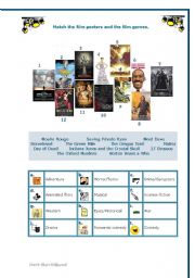 English Worksheet: Film genres