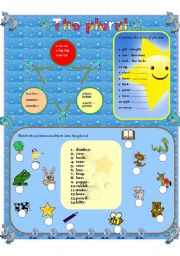 English Worksheet: PLURALS