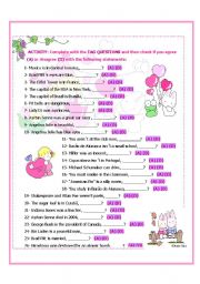 Tag Questions Worksheet