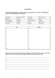 English Worksheet: DO OR MAKE