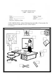 English worksheet: GRAFIC TEST