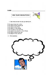 English worksheet: Going to