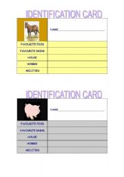 identification card - set 2