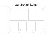 English Worksheet: My school lunch