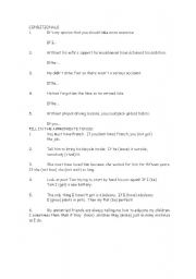 English Worksheet: MIXED CONDITIONALS