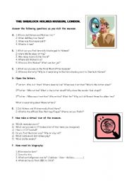 English Worksheet: Holmes Museum London